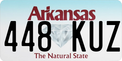 AR license plate 448KUZ