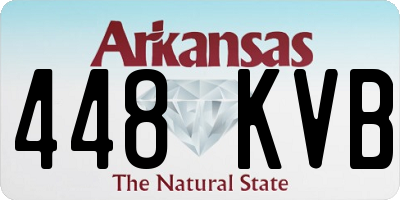 AR license plate 448KVB