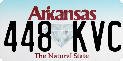 AR license plate 448KVC