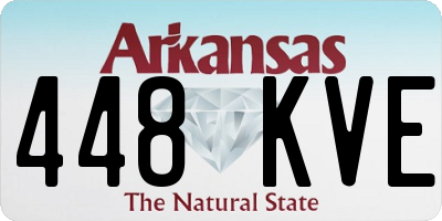 AR license plate 448KVE