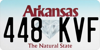 AR license plate 448KVF