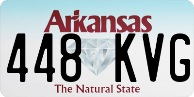 AR license plate 448KVG