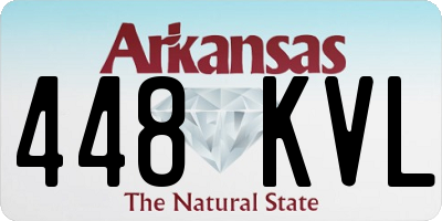 AR license plate 448KVL
