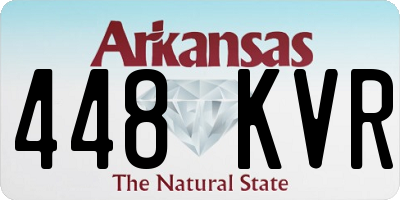 AR license plate 448KVR