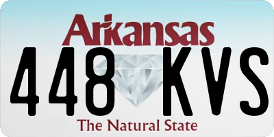 AR license plate 448KVS