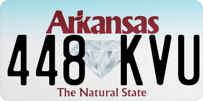 AR license plate 448KVU
