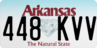 AR license plate 448KVV