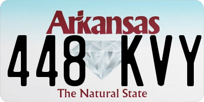 AR license plate 448KVY