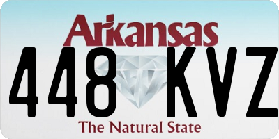 AR license plate 448KVZ