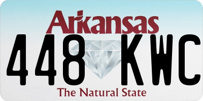 AR license plate 448KWC
