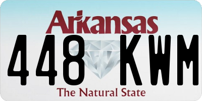 AR license plate 448KWM