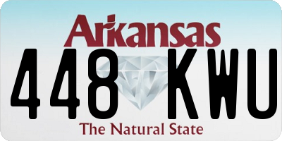 AR license plate 448KWU