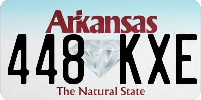 AR license plate 448KXE