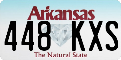 AR license plate 448KXS