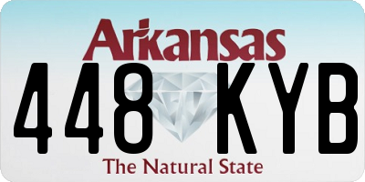 AR license plate 448KYB