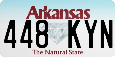 AR license plate 448KYN