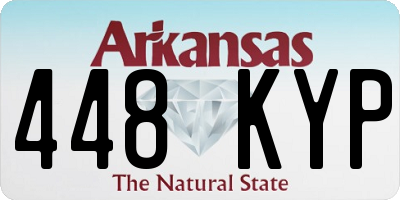 AR license plate 448KYP