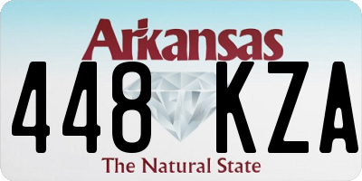 AR license plate 448KZA