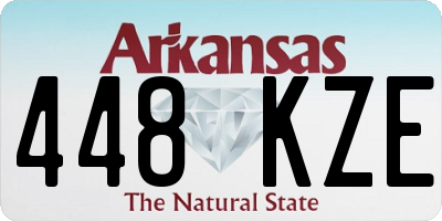 AR license plate 448KZE