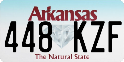 AR license plate 448KZF