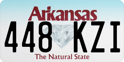 AR license plate 448KZI