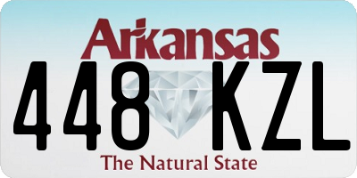 AR license plate 448KZL