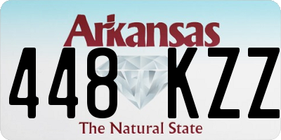 AR license plate 448KZZ