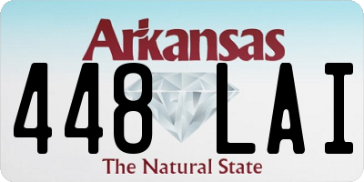 AR license plate 448LAI