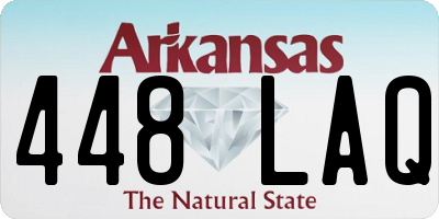 AR license plate 448LAQ