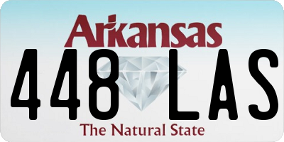 AR license plate 448LAS