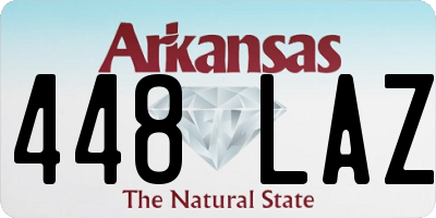 AR license plate 448LAZ