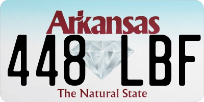 AR license plate 448LBF
