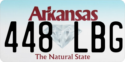 AR license plate 448LBG
