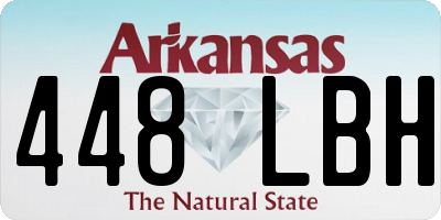 AR license plate 448LBH