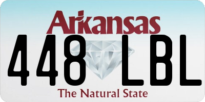 AR license plate 448LBL