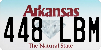 AR license plate 448LBM