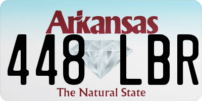AR license plate 448LBR