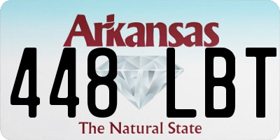 AR license plate 448LBT