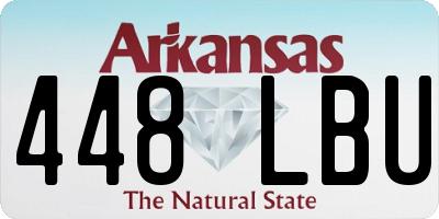 AR license plate 448LBU