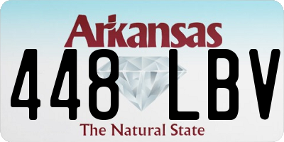 AR license plate 448LBV