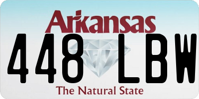 AR license plate 448LBW
