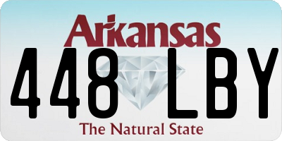AR license plate 448LBY