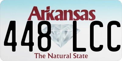AR license plate 448LCC