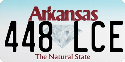 AR license plate 448LCE