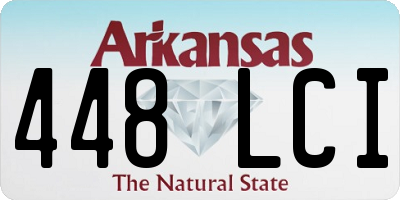 AR license plate 448LCI