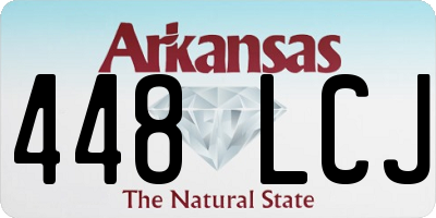 AR license plate 448LCJ