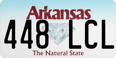 AR license plate 448LCL