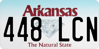 AR license plate 448LCN