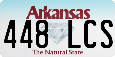AR license plate 448LCS