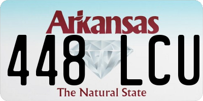 AR license plate 448LCU